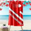 Large Beach Towel with Nottingham Forest FC Badge, Quick Dry Microfiber, Soft and Durable, for Beach Pool Travel