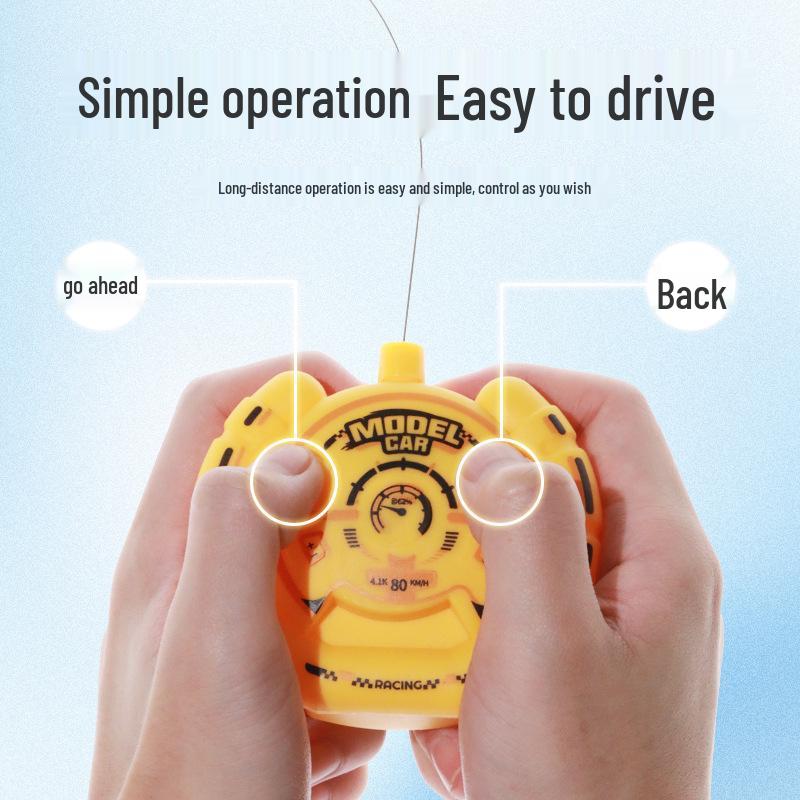 Cartoon Car City for Kids - Remote Control Bus & Taxi Toy Set