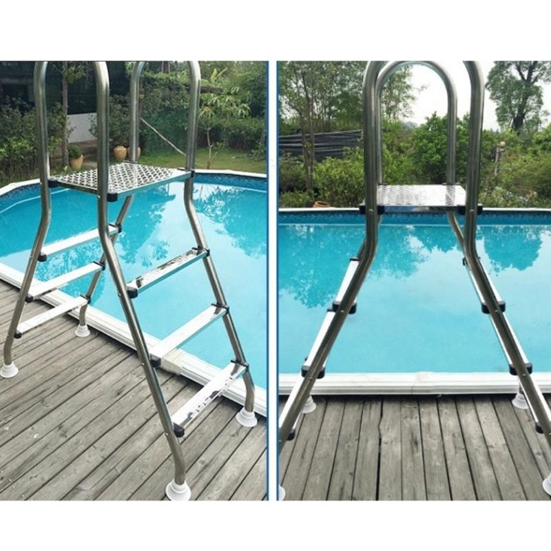 Corrosion Resistant Stainless Steel Swimming Pool Ladder Accessories Replacement Kits For Home And Public Pool Use