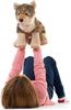 Wild Republic Wolf Plush Realistic Soft W18 x D38 x H26cm Toy, Material, Cuddlekins, (10963)