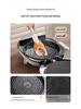 Supor Smart Electric Griddle: Upgrade Large, Liftable, Double-Sided Heating, Removable, Washable, for Pancakes.