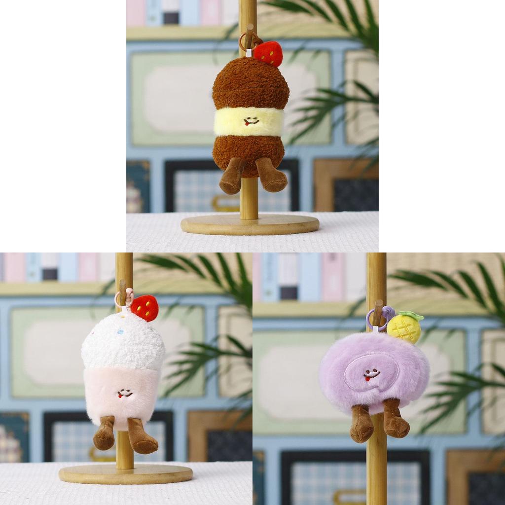 Plush Cake Pendant Cute Soft Toy For Kids And Women Gift