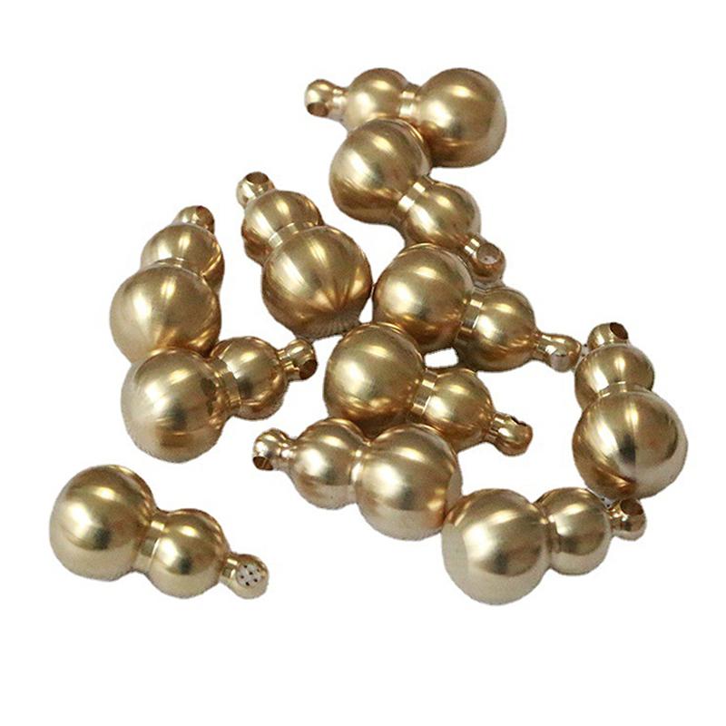 Brass Solid Mini Gourd Pendant Car Key Pendant Mini Necklace Gift Pendant