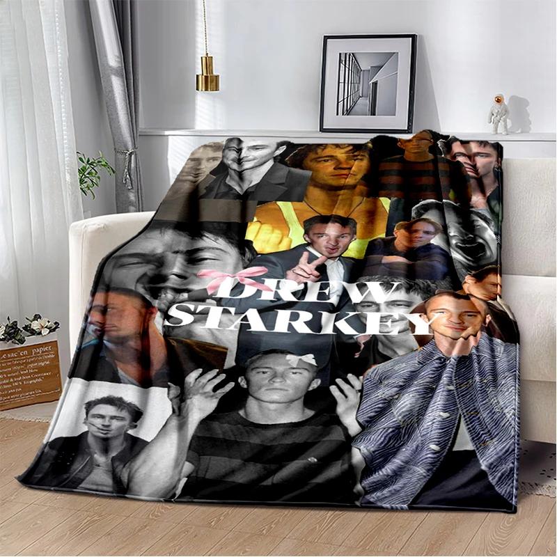 3D Drew Starkey Rafe Cameron Soft Plush Blanket,Flannel Blanket Throw Blanket for Living Room Bedroom Bed Sofa Picnic Cover Gift