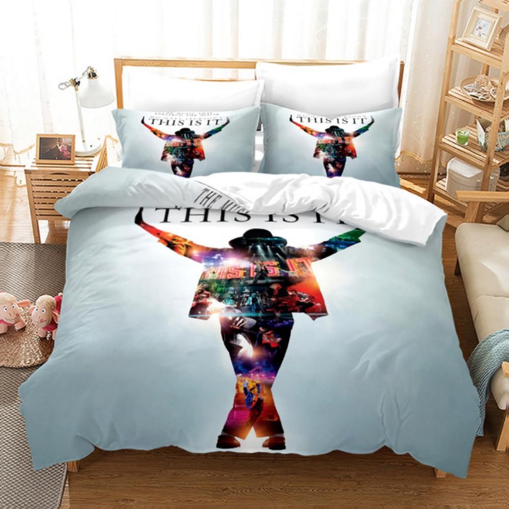Ložní souprava Michael Jackson Jednolůžková lůžková souprava pro dospělé, 200x200 cm, povlečení na přikrývku
