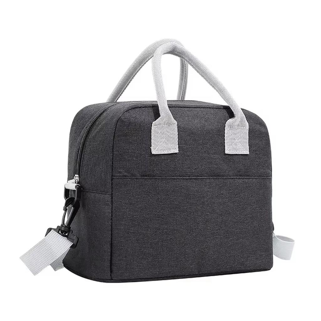 Large Insulated Lunch Bag for Students, Thickened Aluminum Foil Thermal Tote Bag