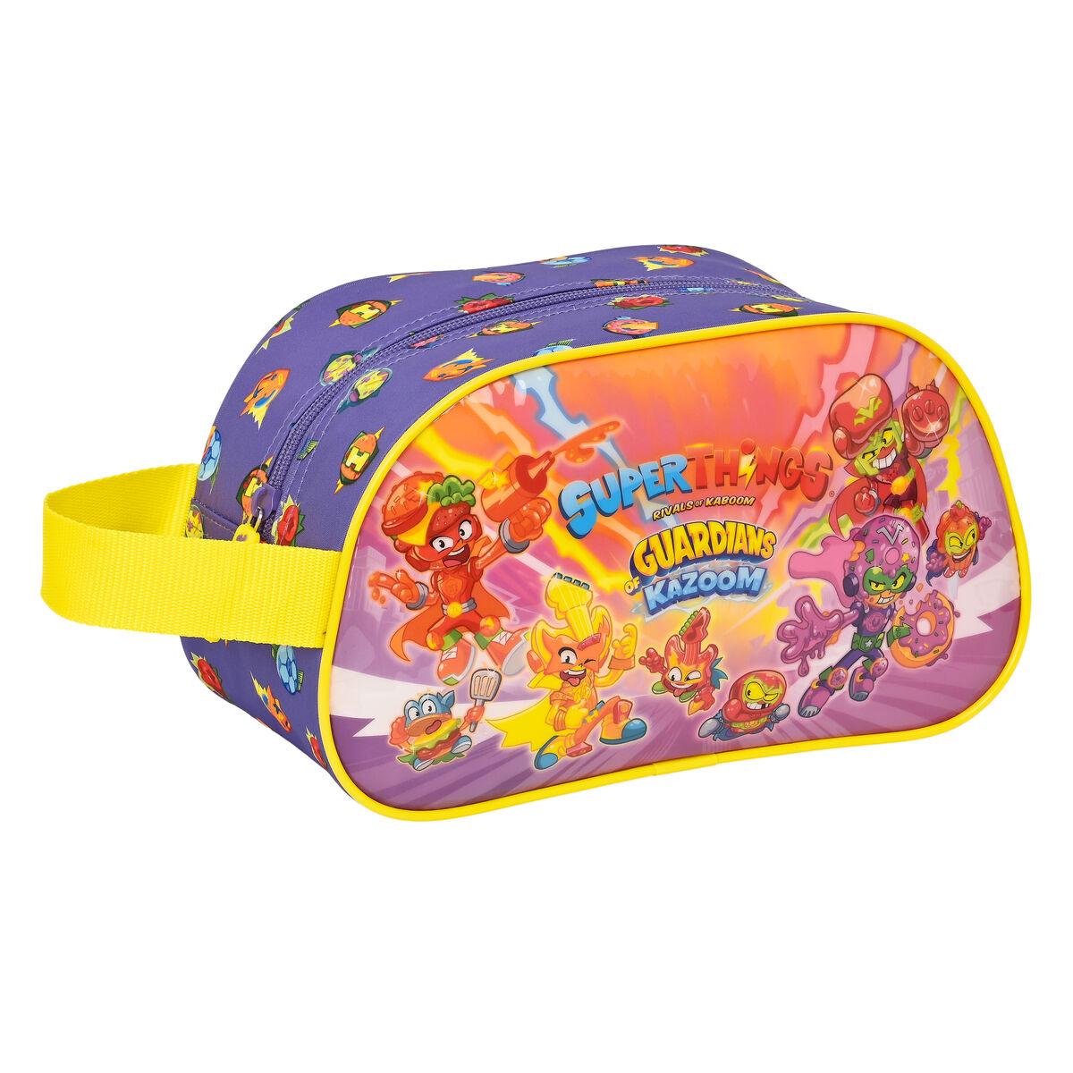 

SuperThings Guardians of Kazoom Toiletry Bag Purple Yellow (26 x 15 x 12 cm)