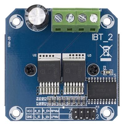 Bts7960 43A Çift H-Köprü Yüksek Güçlü Sürücü Modülü Diy Akıllı Araba Akım Tanılama Arduino İçin