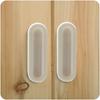 Home Glass Door and Window Handle - 4 Pack Adhesive Set