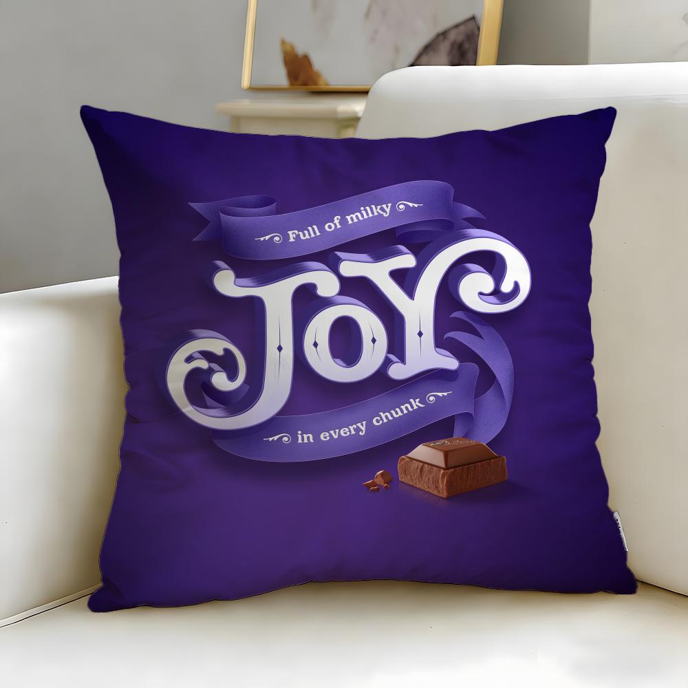 

classic snack brand Cadbury Cushion Cover Soft & Easy-Wash Pillow Case – Versatile for Couch, Bed, Travel and Office 30cmx30cm