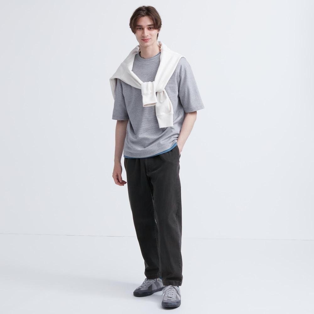 Uniqlo Entspannte Knöchelhose aus japanischer Baumwolle