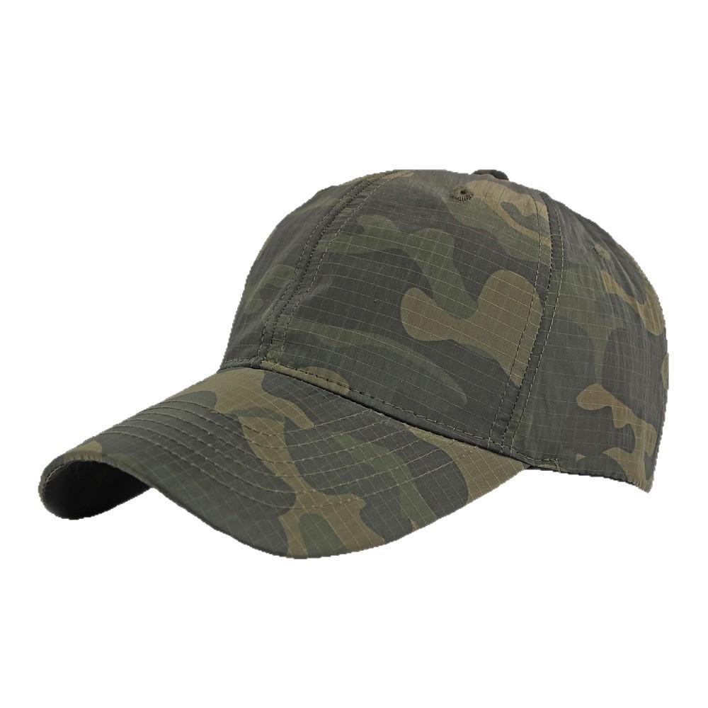 New Summer Camouflage Baseball Cap Outdoor Hiking Quick Dry Sun Hat Vintage American Style Unisex Dad Hat