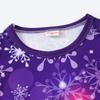 Christmas Baby Long Sleeve Cartoon Printed Casual Dress Princess Dress