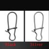 TAKEDO 1000PCS/BAG Reinforced Fishing Snap Stainless Steel Fishing Accessories Powerful Connector Hook and Lure YM-2004