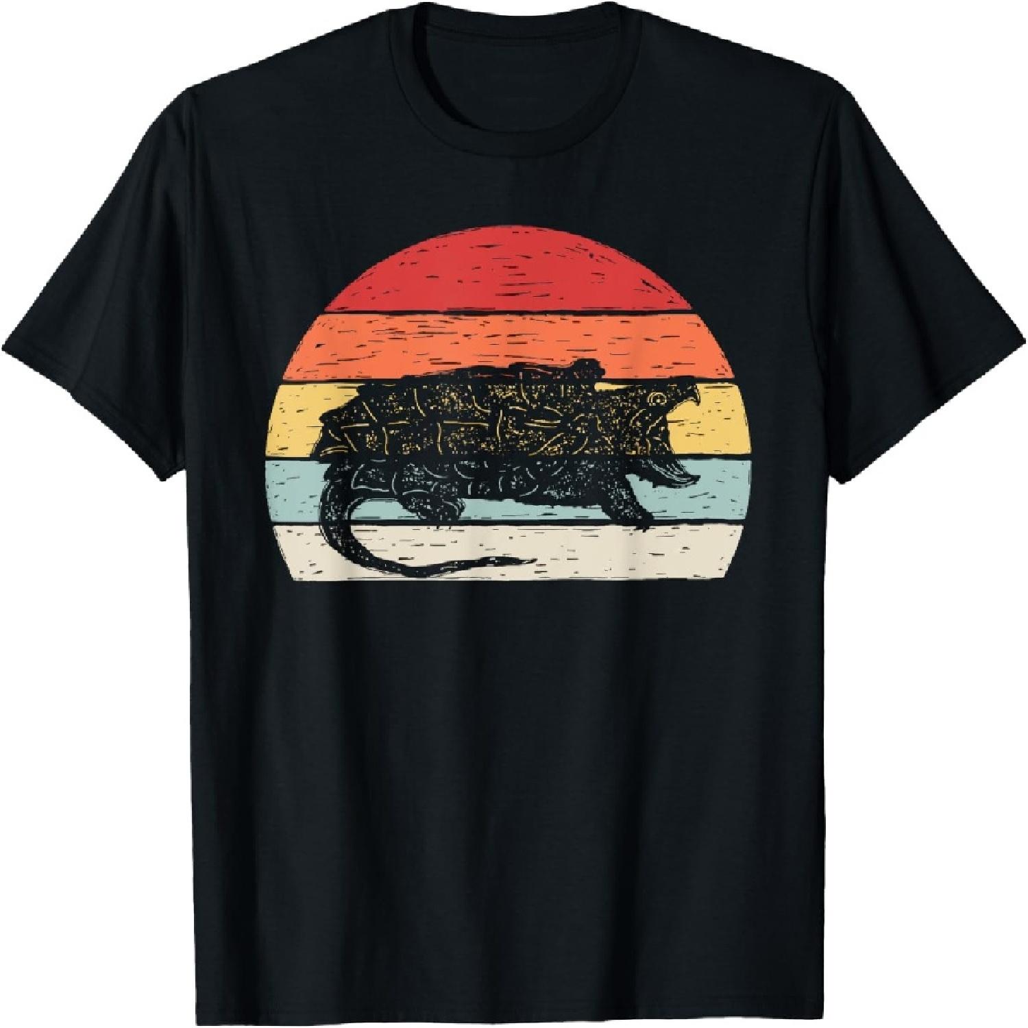 Catch Some Rays Vintage Retro Snapping Turtle T-Shirt XXXXXL разноцветный