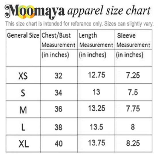 Moomaya Cotton Printed Off-Shoulder Top Summer Wear Crop Top For Women