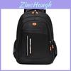 Oxford Cloth Unisex Travel Backpack With Letter Stripe Pattern For Commuting And School Use
