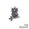 Big Owl Pendant Wings Charms For Forest Bird Theme DIY Bracelet Necklace Jewelry Making Supplies For