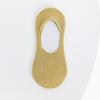 Women Summer Thin Hollow Shallow Mouth Silicone Non Slip Heel Invisible Socks