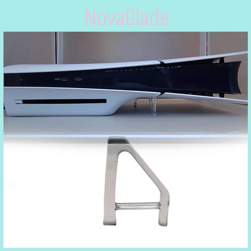 Transparent Ps5 Triangle Stand Slim Horizontal Mount With Cooling Anti-slip Design For Digital Disc Console