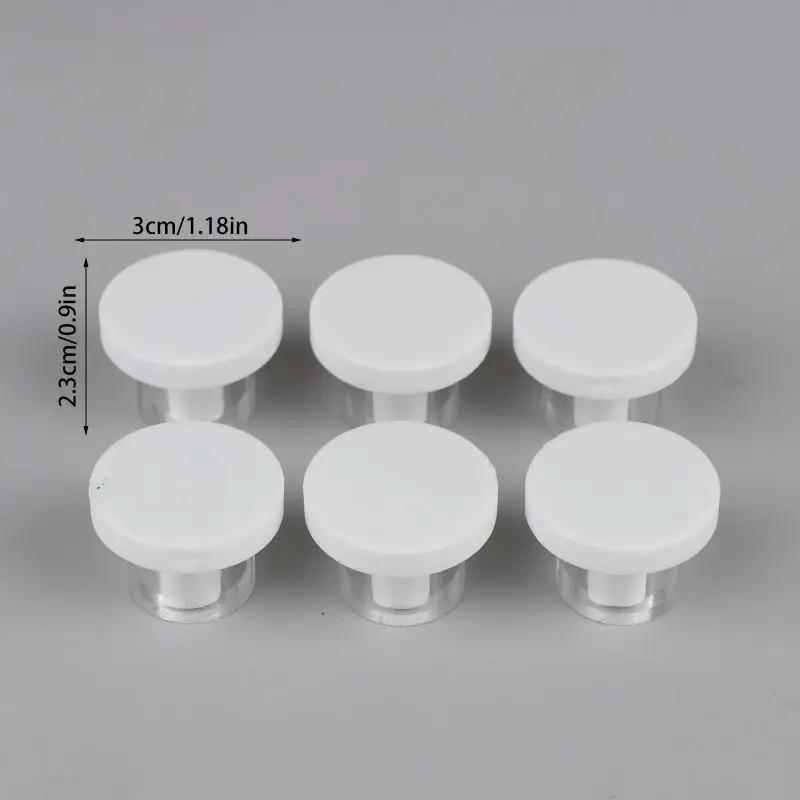6 Pcs Low-Profile Reef Aquarium Frag Rack Acrylic Coral Mount Bracket for SPS/LPS Coral Fragmentation & Propagation