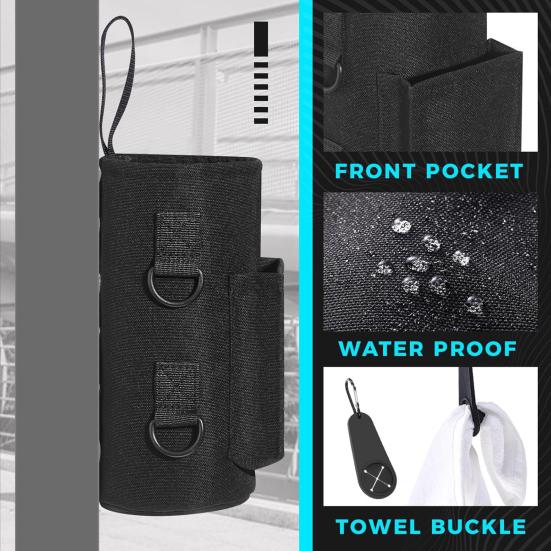 Magnetic Water Bottle Pouch Adjustable Strap Water Bottle Holder Water Bottle Carrier Bag for Outdoor Sports And Gym