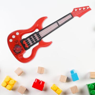 Leksaker för barn Elektrisk gitarr Ukulele för nybörjare Musikinstrument Leksak Gåva Barn Röd Simulering Småbarn