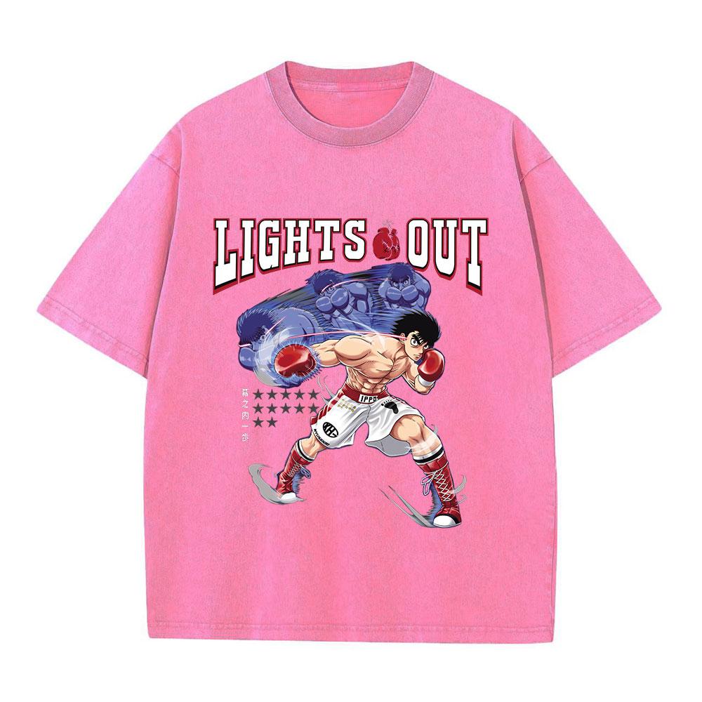 T-shirt Anime Lavate Retro Punk Gotico Y2K Stampa IPPO T-shirt Harajuku Casual Cotone Vintage Manica Corta Top Tee