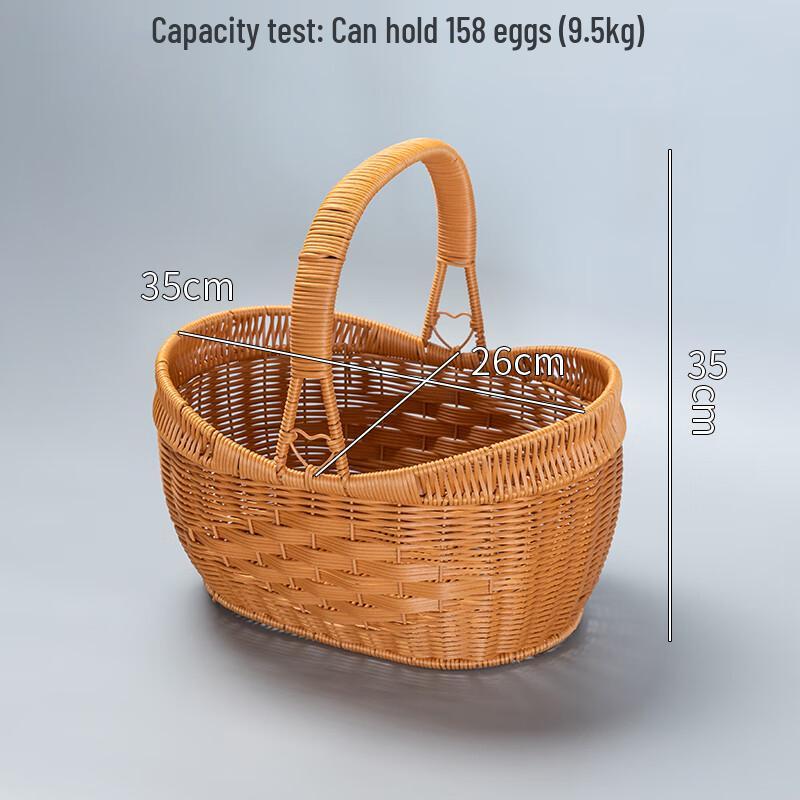 Плетеные ротанговые корзины для сбора и хранения