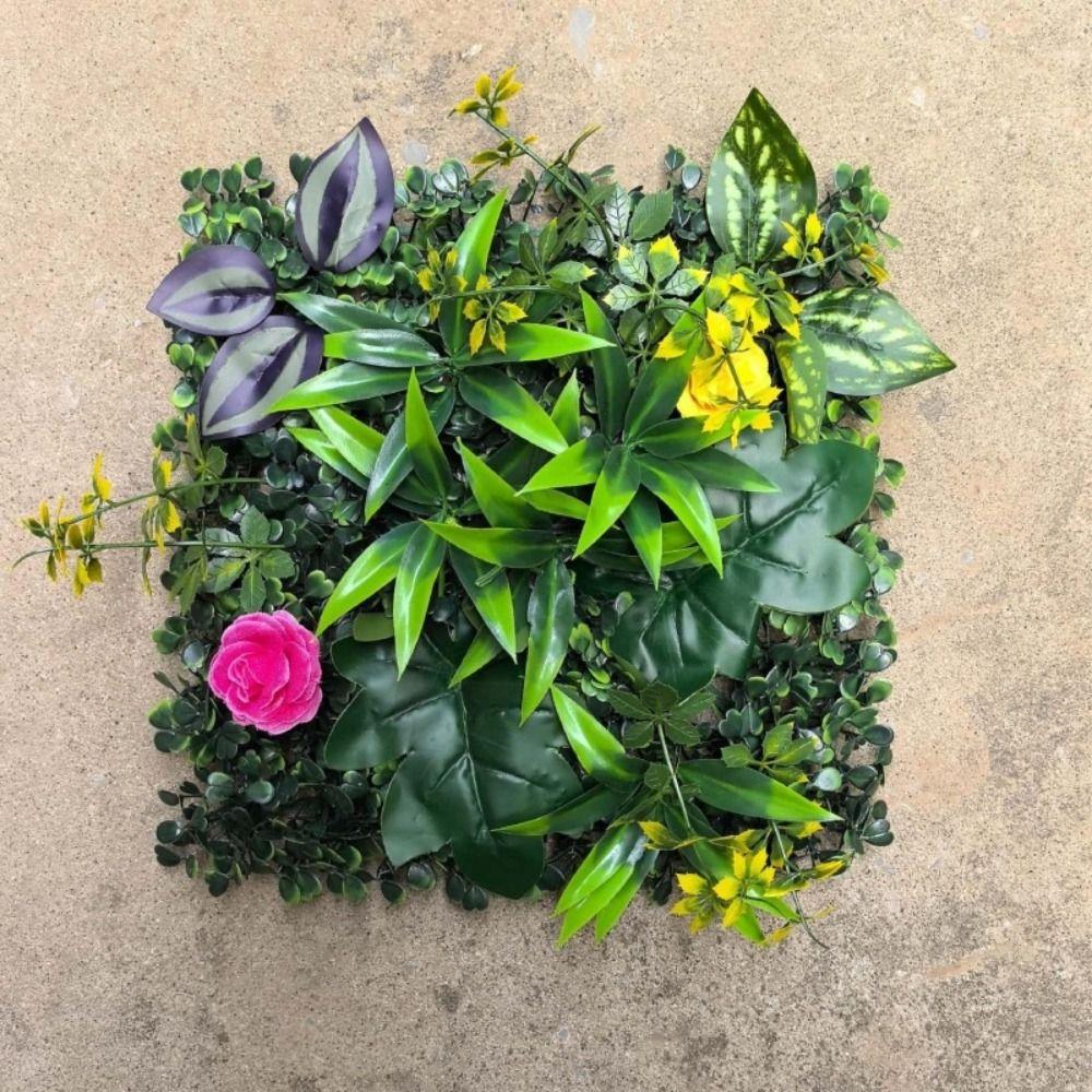 Sunflower Artificial Eucalyptus Carpet DIY Simulation Maple Plant Sheet Living Room