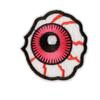 Patch in Tessuto e per Scarpe Ricamato Personalizzato con Design Bulbo Oculare – Emblema per Abbigliamento Personalizzato e Accessorio Etichetta