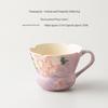 OLOEY Tian Xiang Xu Hand-Painted Peony Ceramic Coffee Cup