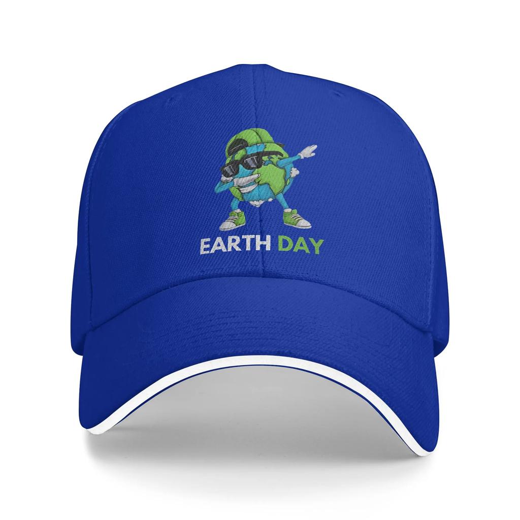 Earthday Cool Baseball Cap Hip Hop Sandwich Cap Unisex Women Adjustable Sun Hat Activities