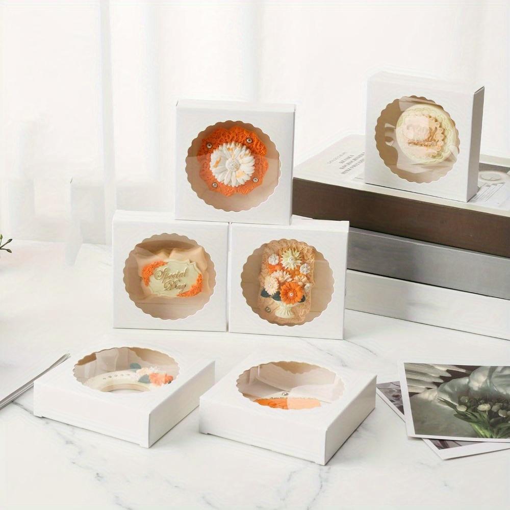 20 Stück Papier-Geschenkschachteln mit Fenster Party-Gastgeschenkschachteln Quadratische Geschenkverpackungsschachtel für Geschenkübergabe-Veranstaltungen Kerze Seife Schmuck Geschenkverpackungsschachtel