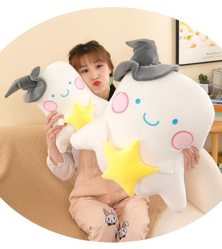 Cuddly Ghost Plush Doll for Kids' Comfort and Companionship