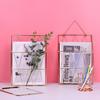 Storage Basket Nordic Metal Net Storage Basket Wall Hanging Portable Multifunction Rose Gold Storage Basket Desk Magazine Organi