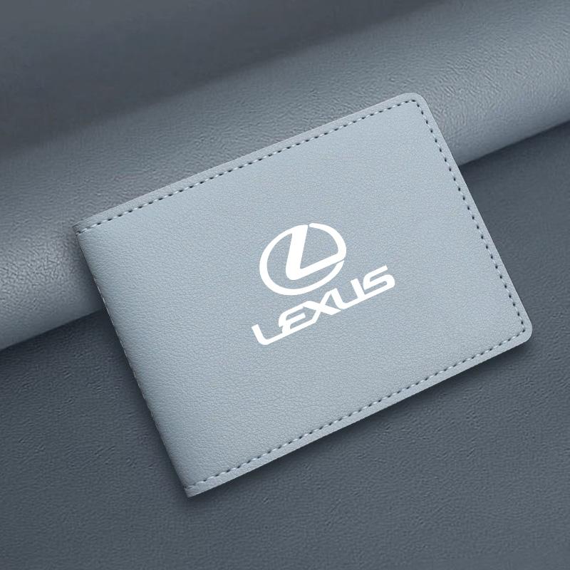 Ultra-Thin Car Driver License Bag ID Card Leather Cover For Lexus F-SPORT ES RX NX LS UX LM LX GX LC RZ IS CT GS RC HS SC TX LBX