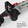 12 Inches Electric Saw Chainsaw with 2x15000mAh Battery Brushless Motor Rechargeable Wood Cutter For Battery 288VF