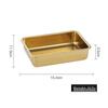Square Stainless Steel Serving Tray