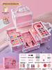 Princess Makeup Box: Washable Children's Cosmetic Set with Lipstick & Nail Polish - Perfect Birthday Gift for Girls