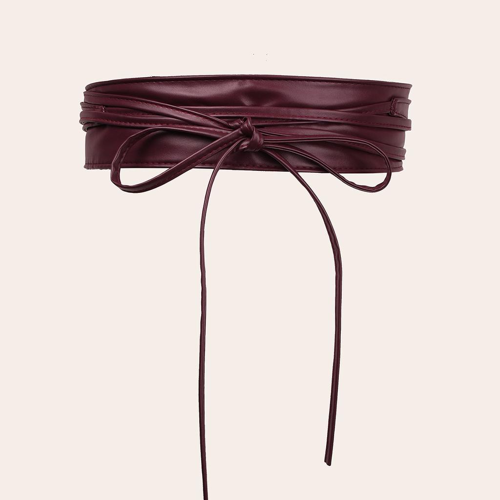 Women's New Soft Lace-up Waistband Streamers Versatile Women's Belt Streamers