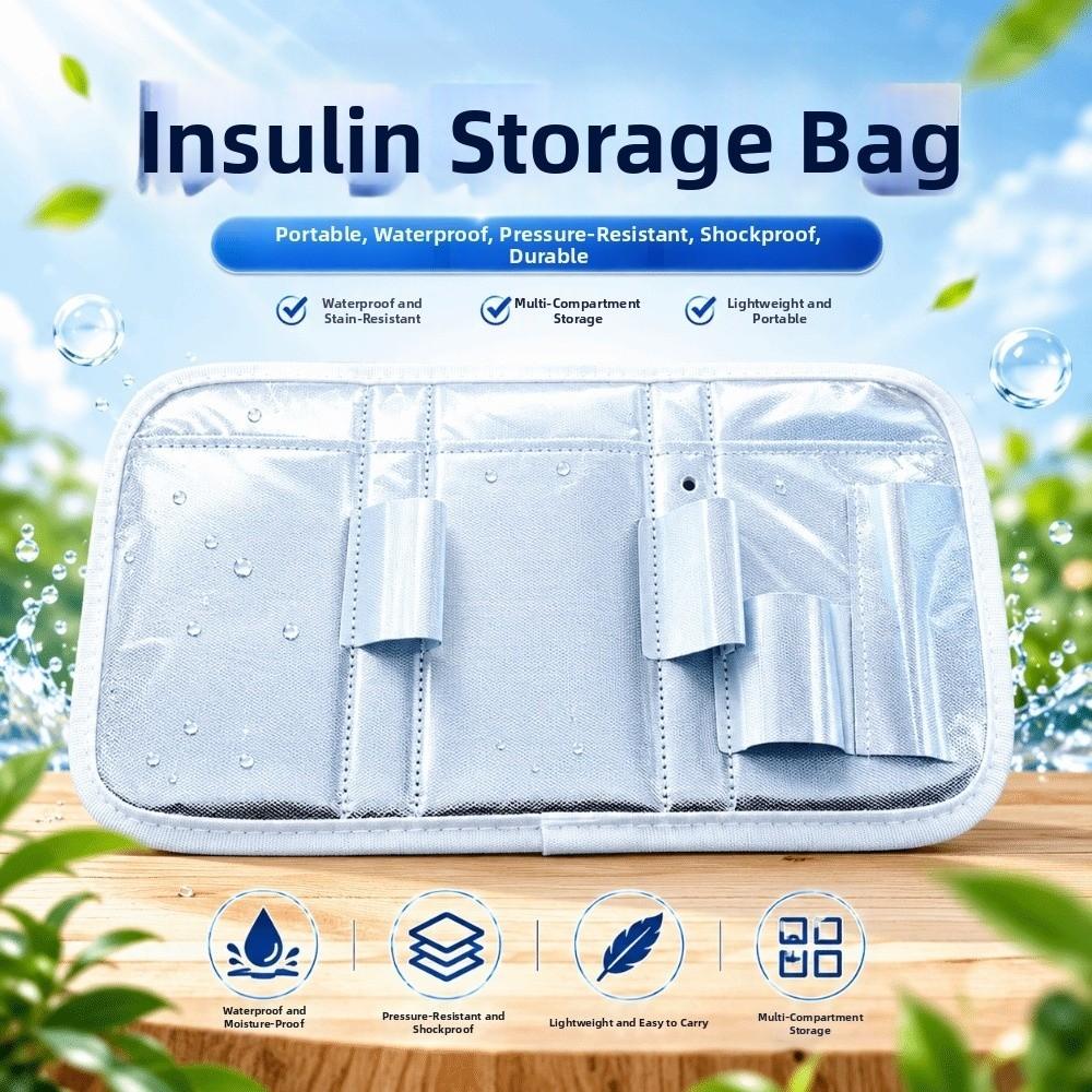 Protective Insulin Carry Case Foldable Insulin Cooler Practical Insulin Cooling Bag Travel