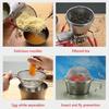Stainless Steel Net Bowl Colander Cooking Camping Utensils Fishing Tableware