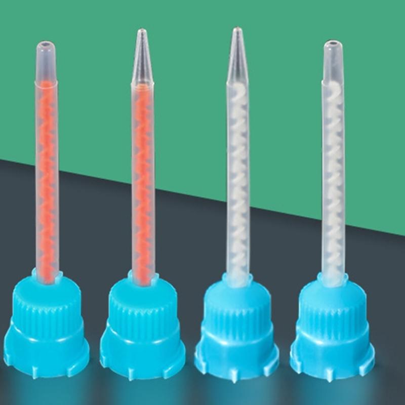 Pack of 10 Static Mixing Nozzles Epoxy Mixing Nozzles Tube for Seamless AB Glues Application In Various Adhesive Tasks