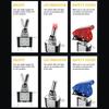 High Performances 3 Way Rocker Switches with Built In LED Lights & Dustproof Designs Car Dashboard Switches Panel for Trucks