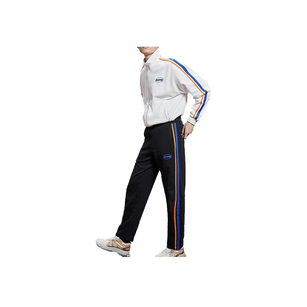 Li-Ning Sport Fashion Open-Front Hoodie Set Men Hoodies Off-White AWEQ027-3