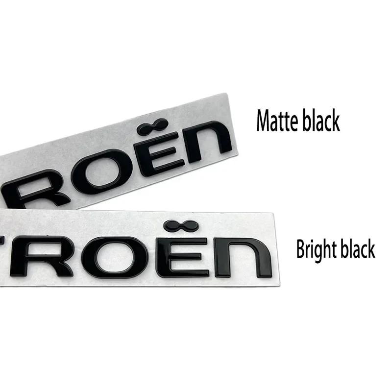 Insignă Metalică Portbagaj Spate Mașină Emblema Autocolant pentru Citroen C1 C3 C4 C5 C-Elysee Picasso Xsara Jumpy Nemo DS3 DS4 DS5 Accesorii Auto