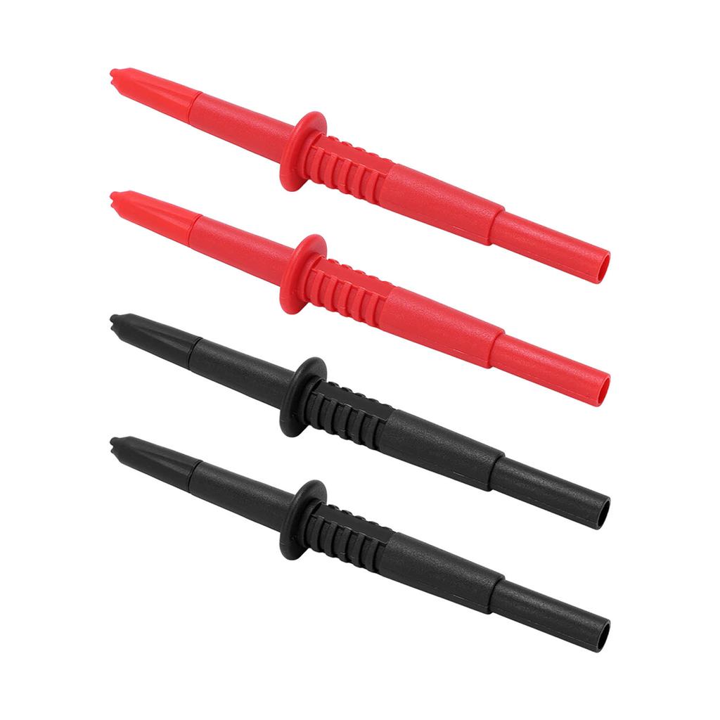 2Set Multimeter Testing Probe PA Brass Lantern Tip Test Probes with 4mm Banana Plug for Automotive Sensors