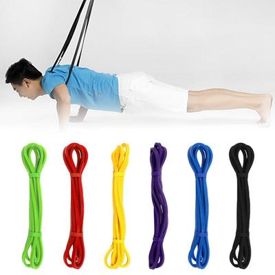 Yoga-Übungs-Latex-Widerstandsband, Übungs-Elastikband, für Sport, Kraft, Klimmzughilfe, Pilates, Fitnessgeräte