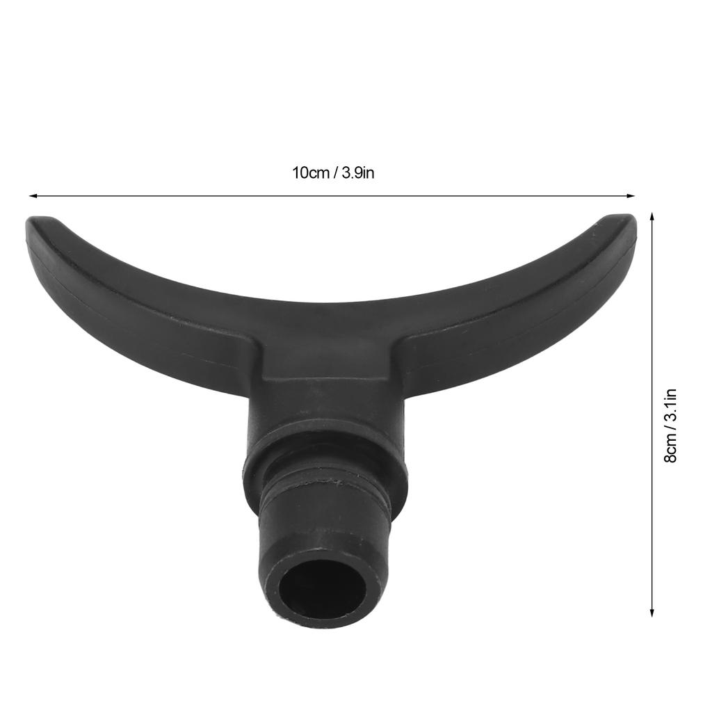 Muscle Massager Heads Pain Relief Muscle Relax Massage Gun Arc Shaped Head Replacment Accessory (Black)